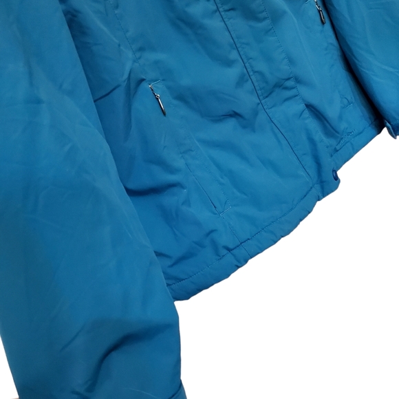 LL Bean Womens Jacket Large Insulated & Waterproof  Blue - Picture 8 of 16